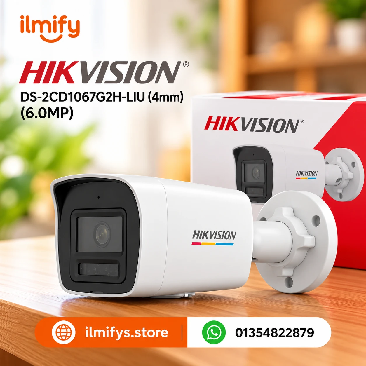 Hikvision DS-2CD1067G2H-LIU 6MP IP Camera
